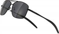 durable polarized sunglasses for men: perfect for fishing, driving & golf with 100% uv protection by sungait logo