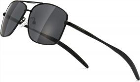 img 4 attached to Durable Polarized Sunglasses For Men: Perfect For Fishing, Driving & Golf With 100% UV Protection By SUNGAIT