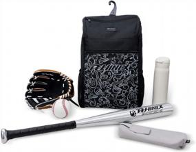 img 2 attached to Детский рюкзак для бейсбола/софтбола PHINIX с удобным крючком для забора