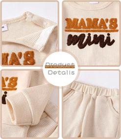 img 1 attached to Cozy Fall Winter Outfits For Infant Boys And Girls: Top And Pants Sets, Sweatshirts, And More!