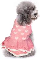 платье chborless dog sweater puppy dress dogs and apparel & accessories логотип