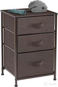 img 2 attached to Sorbus Nightstand Drawers Furniture Accessories Furniture ~ Bedroom Furniture