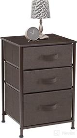 img 1 attached to Sorbus Nightstand Drawers Furniture Accessories Furniture ~ Bedroom Furniture
