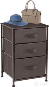 img 4 attached to Sorbus Nightstand Drawers Furniture Accessories Furniture ~ Bedroom Furniture