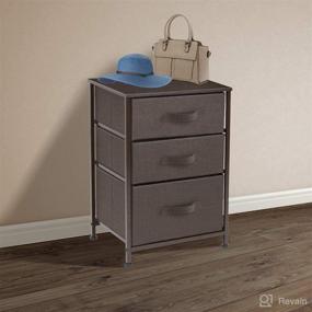 img 3 attached to Sorbus Nightstand Drawers Furniture Accessories Furniture ~ Bedroom Furniture