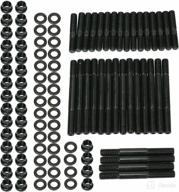 🔩 blackhorse-racing cylinder head stud kit for chevy small block sbc 265 267 283 302 305 307 327 350 383 400 head studs pce279.1001 logo