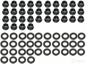 img 2 attached to 🔩 Blackhorse-Racing Cylinder Head Stud Kit for Chevy Small Block SBC 265 267 283 302 305 307 327 350 383 400 Head Studs PCE279.1001