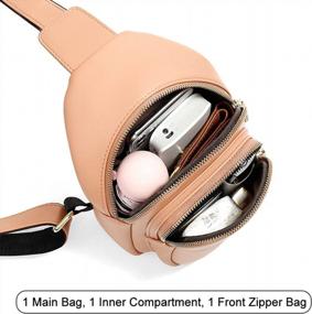 img 2 attached to Stylish And Practical: Aeeque Sling Backpack Chest Bag - Perfect Small Crossbody Cell Phone Purse For Women