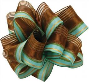 img 1 attached to 🎀 Berwick Wired Edge Springs Craft Ribbon, 1-1/2-Inch Wide by 50-Yard Spool in Rich Chocolate Color