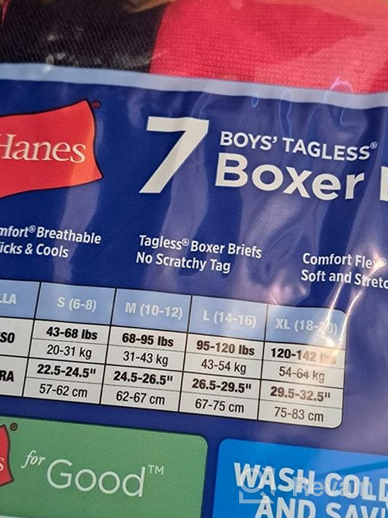 img 1 attached to Hanes Boys' Comfort Flex Fit Sport Ringer Boxer Briefs: Optimal support and style, with multiple pack options review by Ted Boone