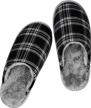 stay cozy and comfortable: riemot furry slippers with memory foam and anti-slip soles for women and men logo