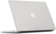 mcover hard shell case for 13.5-inch microsoft surface laptop 3 with 💼 metallic keyboard (excludes surface laptop 3/2/1 with alcantara, surface book, tablet) - clear logo