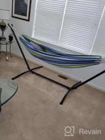 img 6 attached to Portable 2 Person Hammock With Stand - Heavy Duty And Supports Up To 450Lbs - Kanchimi