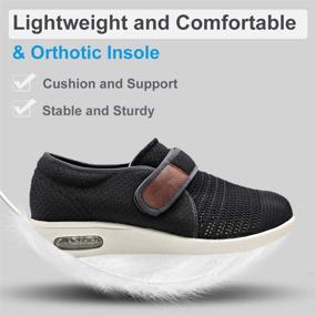 img 1 attached to 👟 Breathable Lightweight Sneakers for Women with Plantar Fasciitis - OrthoShoes