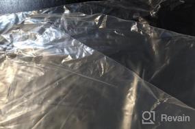 img 5 attached to Сумки для хранения Jumbo Zipper на 2 галлона (50) - многоразовый пластиковый полиэтиленовый пакет на 2,5 мил от VADUGAVARA, 13X15 дюймов
