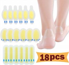img 4 attached to Say Goodbye To Blisters With Our Blister Prevention Pads - 18PCS New Material Gel Guard, Waterproof And Perfect For Fingers, Toes, Forefoot, And Heel