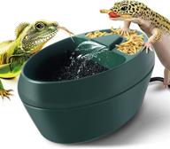 🦎 reptile drinking water fountain - mygiikaka chameleon accessories, automatic circulation system, trough included - bearded dragon cage accessories, reptiles habitat waterfall for snake, lizard, chameleon, turtle logo