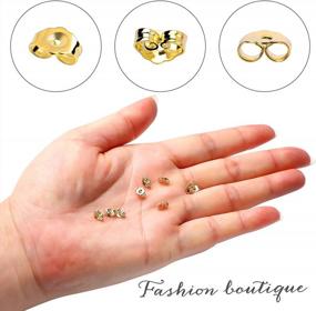 img 3 attached to Upgrade Your Earrings With SANNIX Gold Plated Replacement Ear Lockings - 30Pcs/15 Pairs Guaranteed Security