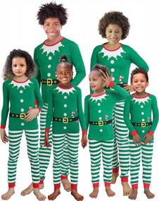 img 4 attached to Get Festive With Our Red Family Matching Christmas Pajama Sets