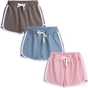 img 4 attached to 👶 Versatile Kids Summer Sports Shorts: Active Baby Toddler Dolphin Beach Shorts for Running, Workouts, and Fashion