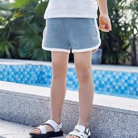 img 2 attached to 👶 Versatile Kids Summer Sports Shorts: Active Baby Toddler Dolphin Beach Shorts for Running, Workouts, and Fashion