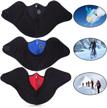 3pcs neoprene thermal fleece cold weather half face mask - ideal for motorcycle, bicycle, skiing & more! logo