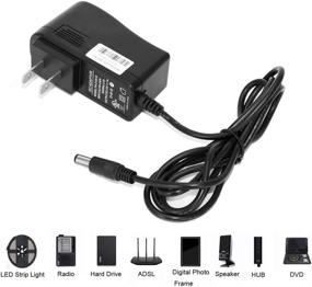 img 1 attached to DC 12V 1A UL-Listed Wall Adapter Switching Power Supply For CCTV Security Surveillance Cameras With DC Connector, SEO Optimized
