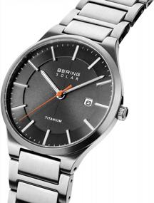 img 3 attached to BERING Men'S Analogue Quartz Watch With Titanium Strap