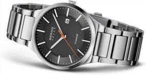 img 2 attached to BERING Men'S Analogue Quartz Watch With Titanium Strap