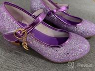 картинка 1 прикреплена к отзыву ALPHELIGANCE Sparkly Mary Jane Flats - Princess Dress Shoes for Girls от Ralph Foster