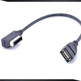 img 3 attached to 🔌 Enhance Your Audi Experience: JIMAT Audi AMI MDI MMI USB AUX Audio Cable for USB Music & Phone Charging in A3 A4 A5 A6 S5 A8 Q7 S4 VW (Not for Phone Music)