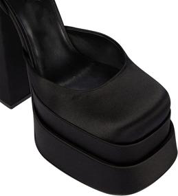 img 1 attached to THESHY Womens Platform Buckles Fashion Women's Shoes and Pumps