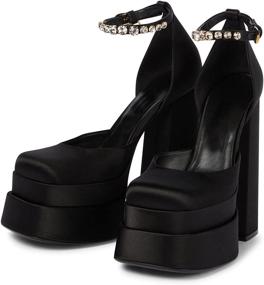 img 3 attached to THESHY Womens Platform Buckles Fashion Women's Shoes and Pumps