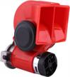 130db loud dual siren horn kit for truck train boat car air 12v - universal waterproof trumpet air horns for vehicles logo