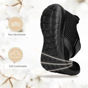img 2 attached to Footfox Adjustable Lightweight Breathable Athletic Girls' Shoes - Athletic