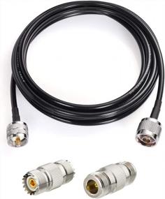 img 4 attached to Get Superior Connectivity With SUPERBAT N Male To PL259 RF Coax Cable And Adapter Kit- Perfect For Antennas, SWR Meters And Ham Radios!