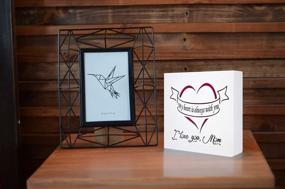 img 1 attached to Valentine'S Day Gift Idea: KAUZA Wood Wall Art Plaque For Mom!