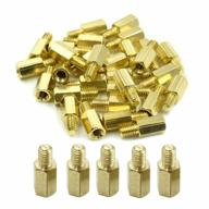 secure your pcb with samidea's 50-pack of hex brass standoff spacer pillars logo