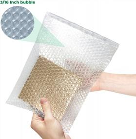 img 1 attached to Protect Your Valuables With Self-Sealing Cushioned Bubble Bags, Pack Of 10 - 15X17.5 Inches