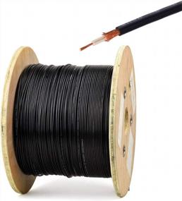 img 4 attached to Superbat RF RG174 коаксиальный коаксиальный кабель черный 50 Ом Mini Rg-174 голый для радиокабеля или DIY антенный провод 17 футов