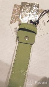 img 5 attached to 👔 Premium Green Genuine Suede Leather Accessories for Men: A Classy Addition to Men's Wardrobe