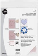 dritz 3414 non-slip 📐 vinyl template sheets (set of 6) logo