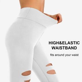 img 1 attached to Ripped & Ready: DIBAOLONG'S Control Yoga Leggings For Women
