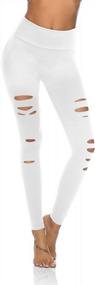 img 4 attached to Ripped & Ready: DIBAOLONG'S Control Yoga Leggings For Women