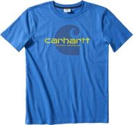 carhartt short sleeve t shirt hunter boys' clothing in tops, tees & shirts logo
