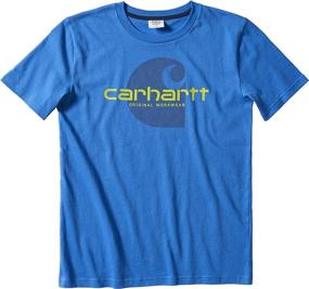 img 1 attached to Carhartt Short Sleeve T Shirt Hunter Boys' Clothing in Tops, Tees & Shirts