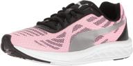 puma meteor jr running silver girls' shoes ~ athletic логотип