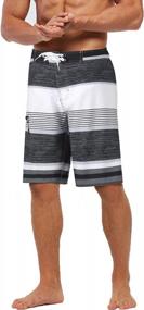 img 2 attached to Get Ready For Summer With Yaluntalun'S Quick-Dry Men'S Swim Trunks - Beachwear Must-Have!