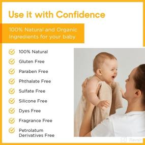 img 3 attached to Luxurious Lavender 2-in-1 Baby Shampoo & Body Wash - Plant Based, Tear Free, Ideal for Sensitive Skin, Cradle Cap Solution - 300ml, Made in Turkey