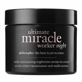 img 4 attached to Philosophy Ultimate Miracle Worker Night Moisturizer, 2 Oz For Enhanced SEO